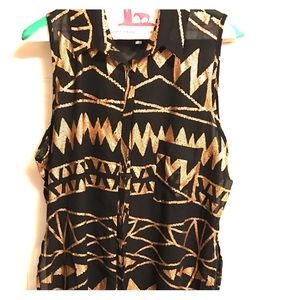 💫EUC -Adorable long vest or tunic - size large 💫